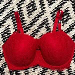 Victoria's Secret Scarlet Lace Bra